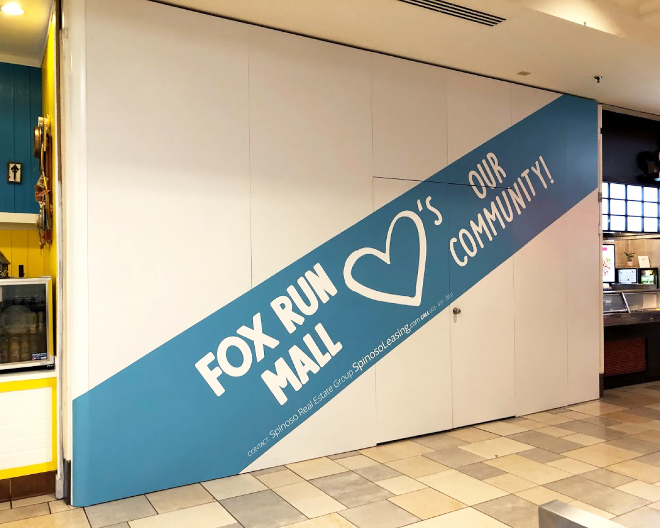 Fox Run Mall interior sign by Alphagraphics Portsmouth